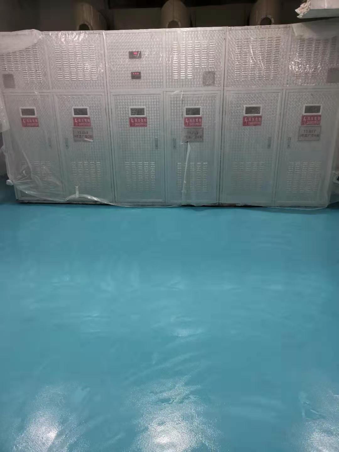 水电站发电厂房采用菲凡士地美丽环氧自流平地坪漆